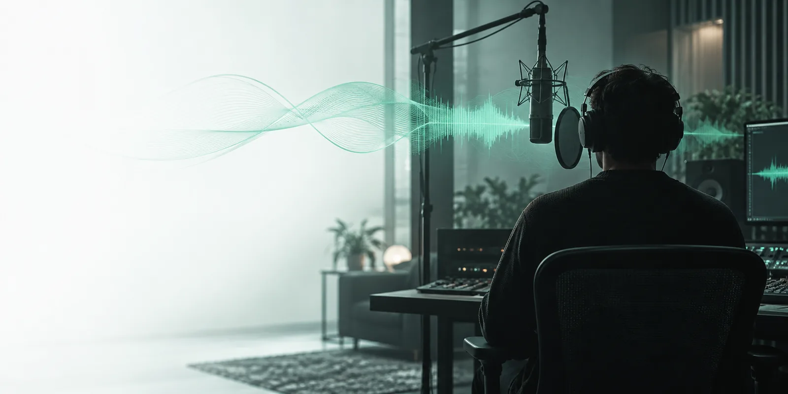 Resemble voice tools shown in a visual workspace